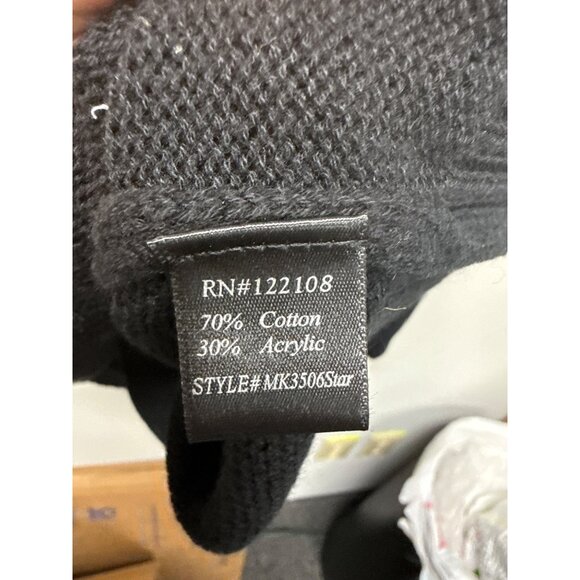 Cute Star Jacquard Round Neck Pullover Sweater Small - Picture 4 of 6